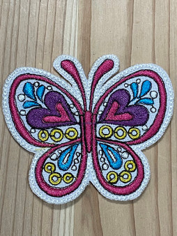 Pink Butterfly Patch