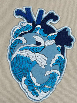 Ocean Heart Large Patch