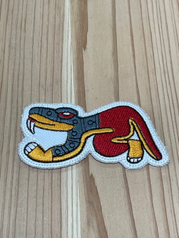 Aztec Symbol Lizard Cuetzpalin Patch