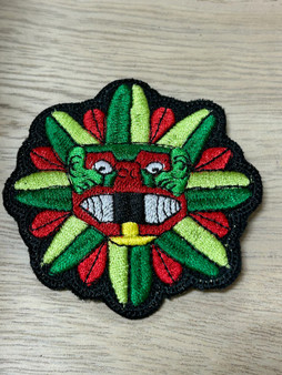 Aztec Green Feathered Serpent