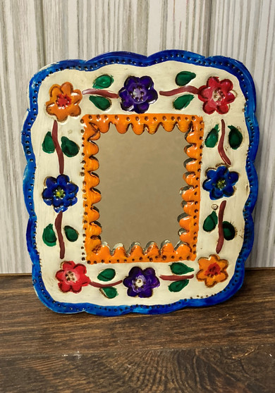 Square metal mirror Artemex