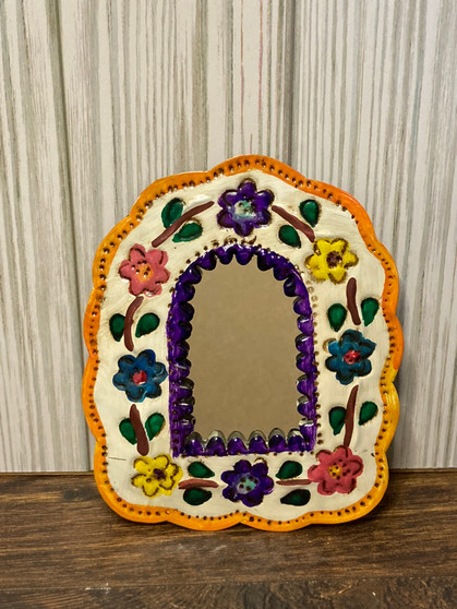 Window metal orange mirror artemex