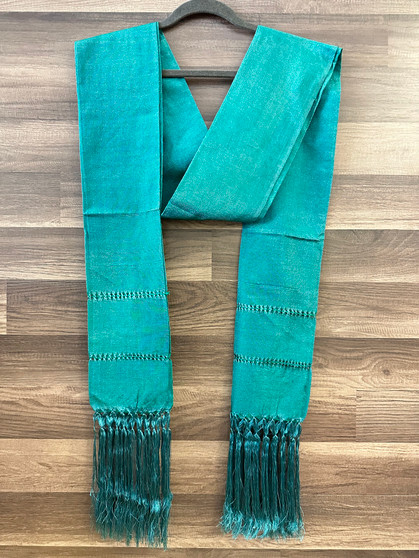 Green Mexican Reboso/Shawl