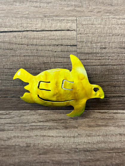 Mini Yellow Metal Turtle