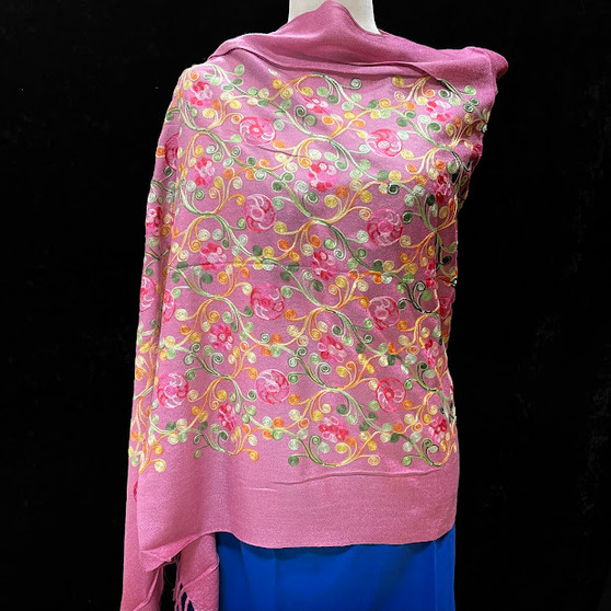 Rebozo Floral Pink