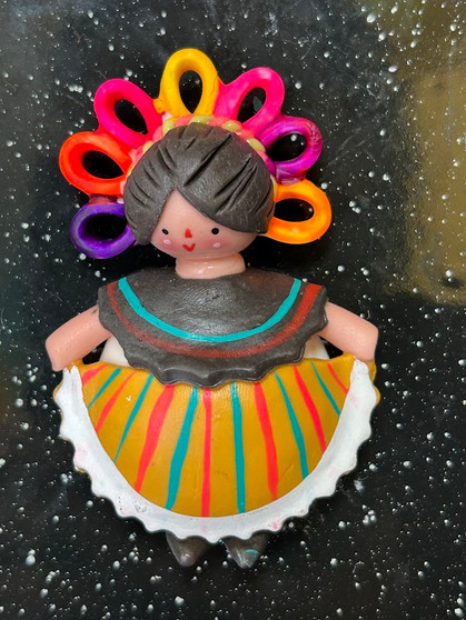 Mona Lele Yellow Magnet