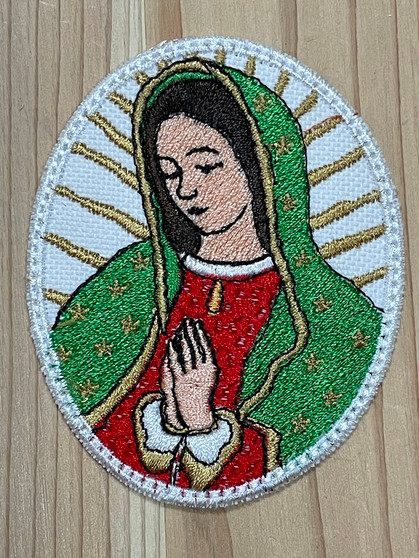La Virgen Round Patch