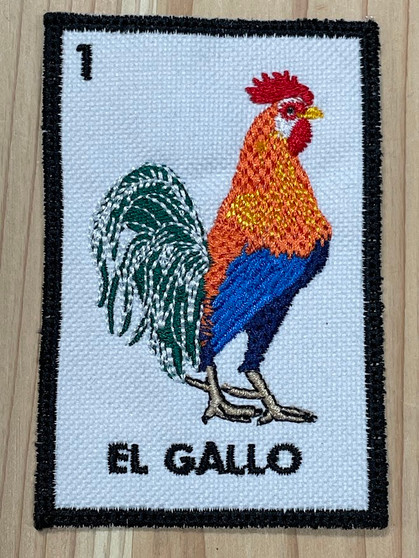 Loteria El Gallo Patch