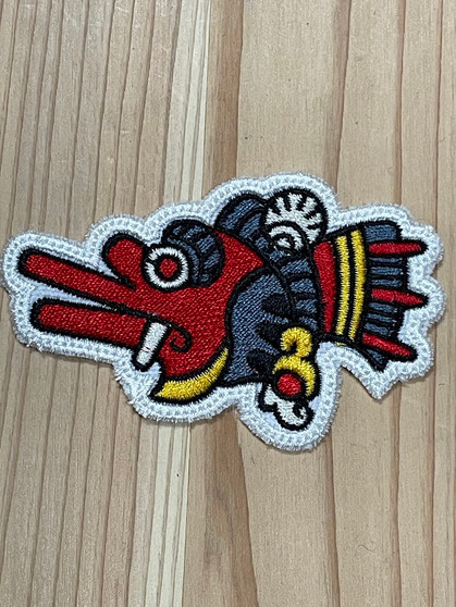 Aztec Symbol Wind Ehecatl Patch