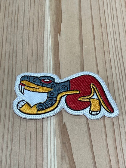 Aztec Symbol Lizard Cuetzpalin Patch