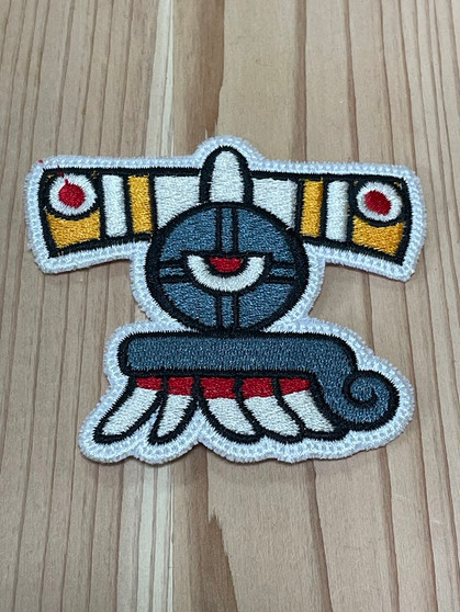 Aztec Symbol Rain Quiahuitl Patch