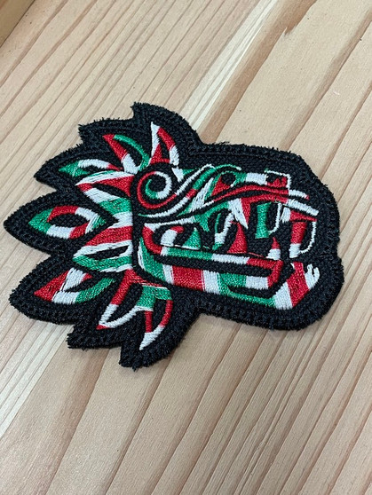 Quetzalcoatl Aztec Dragon Tri-Color Patch
