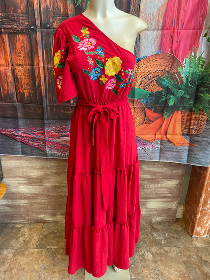 Womens's Red Dress Ruby