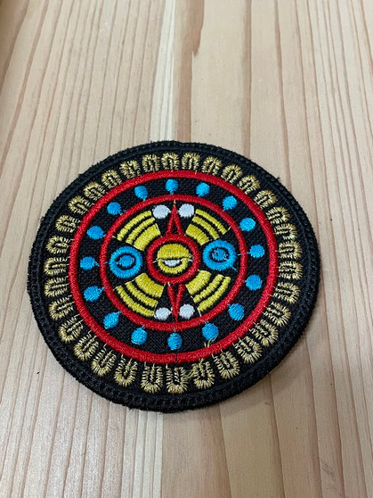 Aztec Calendar Stone Patch