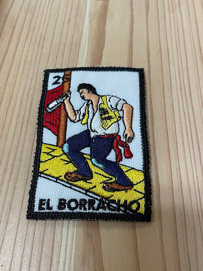 Loteria " El Borracho " Patch