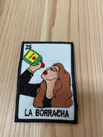 Loteria " La Borracha" Patch