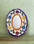 Oval Metal Mirror