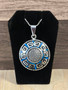 Aztec Calendar Double View Pendant