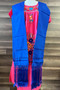 Royal Blue Mexican Reboso/Shawl