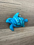 Mini Blue metal Turtle