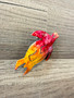Mini Red/Yellow Metal Turtle