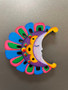 Luna Moon Wood Magnet