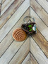 Cafe and Chocolate Concha Pan Dulce Keychain