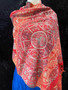Rebozo Calendar Azteca Red