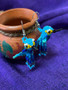 Hummingbird Colibri Beaded Earrings Blue