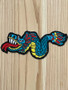 Quetzalcoatl Aztec Dragon Blue Patch