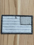 Black and White USA Flag Patch