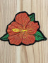 Orange Hibiscus Patch
