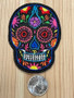 Black Sugar Skull Patch