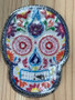 Black Sugar Skull Patch