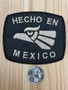 Hecho en Mexico Gold Patch
