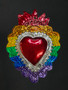 Metal Sacred Heart Multi Color