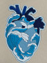 Ocean Heart Large Patch