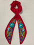 Scrunchie With Bows Red