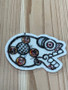 Aztec Symbol Death Miquiztli Patch