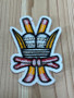 Aztec Symbol Reed Acatl Patch