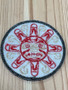 Tonatiuh Aztec Sun Red & Gold Patch