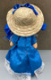 Viejita Rag Doll Blue With Hat