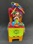 Day Of The Dead Decorated Red/Yellow Chair