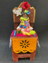 Day Of The Dead Decorated Brown Chair Frida