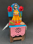 Day Of The Dead Decorated Blue/Brown Chair