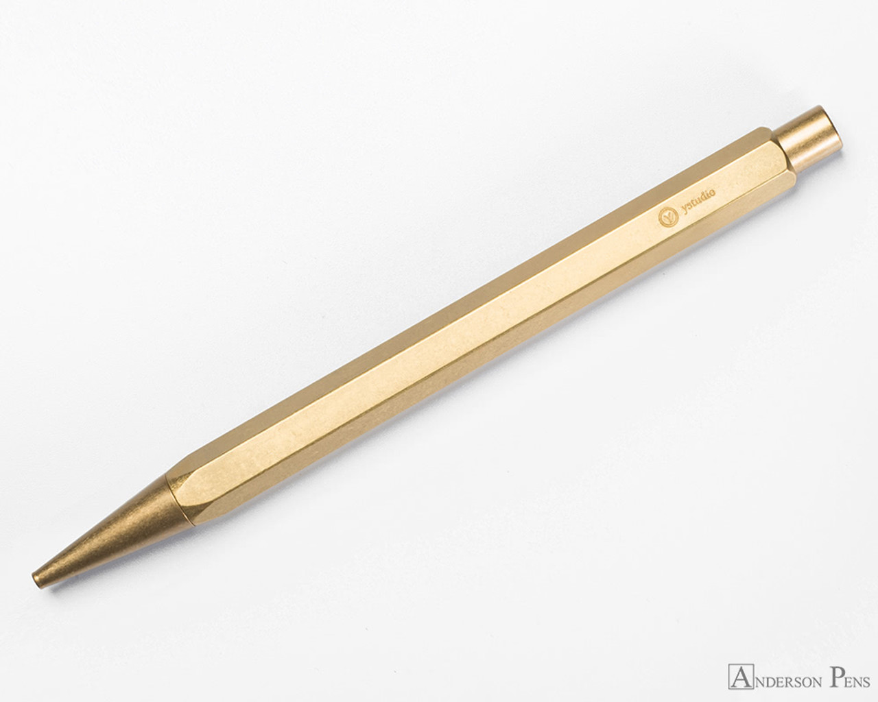 ystudio Classic Sketching Pencil - Brass - Anderson Pens, Inc.