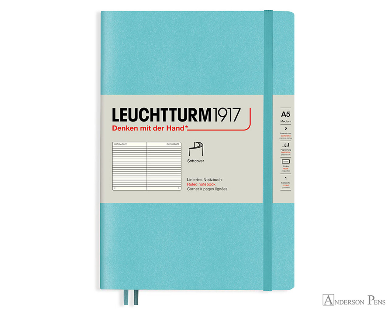 Leuchtturm 1917 : A5 Softcover Notebook - LEUCHTTURM1917 - Brands