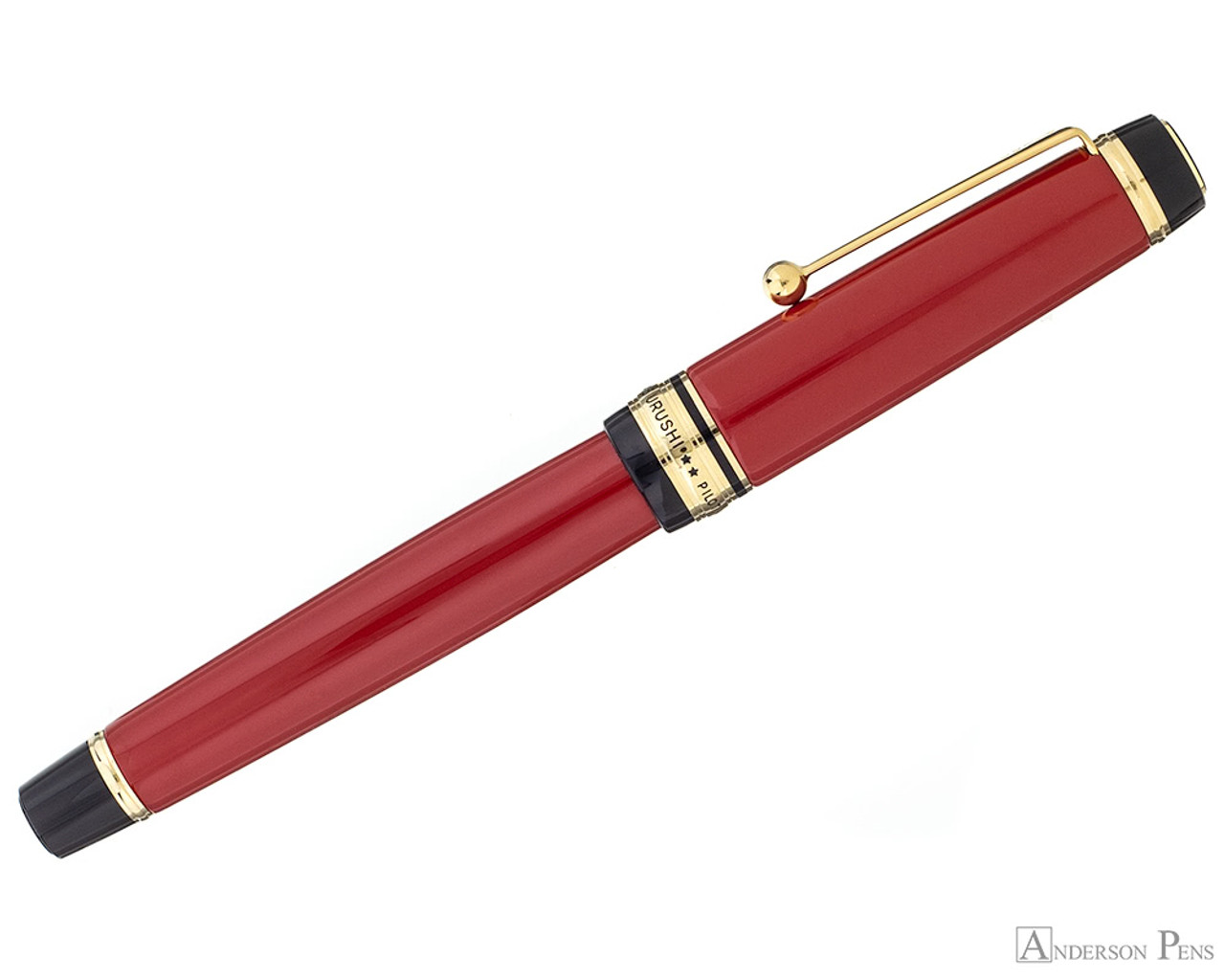 Pilot Custom 845 Urushi Fountain Pen - Vermillion