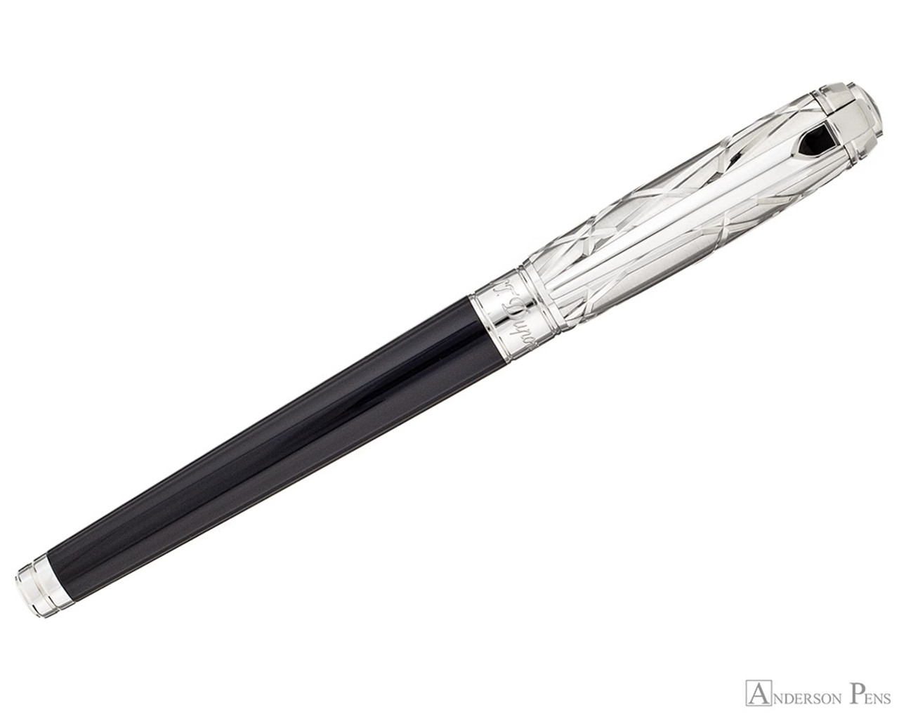 S.T. Dupont Line D Medium Fountain Pen - Fire Lines