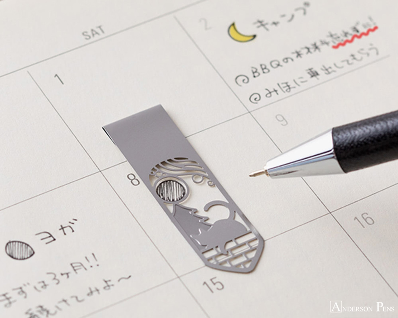 MIDORI E-Clip Etching Clip Fountain Pen Paper Clip - Multiple Styles! – The  Stationery Manor!